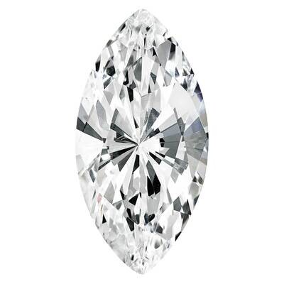 Cubic Zirconia White 4x2mm Marquise AAA Quality CZ-0402-MQF-WH-AAA, MPN: CZ-MQF-WH-AAA,