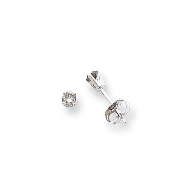 Complete Diamond Stud Earring 14k White Gold XW4AA-S, MPN: XW4AA-S, 883957227191