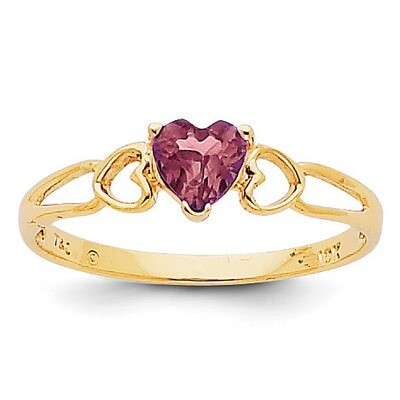 Rhodolite Garnet Birthstone Ring 14k Gold XBR159, MPN: XBR159, 883957857435
