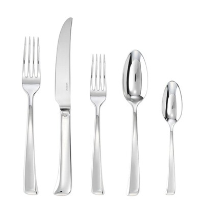 Sambonet imagine 5 piece place setting solid handle - 18/10 stainless steel, MPN: 52518-93, 7909552…