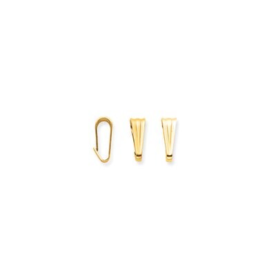 Large Snap Pendant Bail 14k Yellow Gold YG2797, MPN: YG2797,