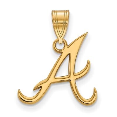 Atlanta Braves Medium Pendant 14k Yellow Gold 4Y003BRA, MPN: 4Y003BRA, 886774860473