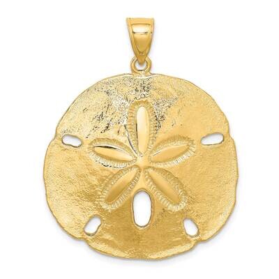 Sand Dollar Charm 14k Gold Polished K7916, MPN: K7916, 63721804487