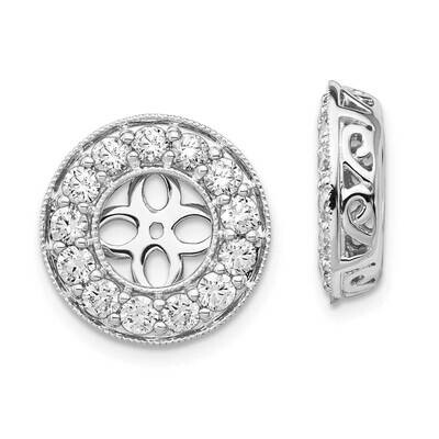 Diamond Vs/Si D E F Earring Jackets 14k White Gold True Origin Lab Grown EM1003-125-WLD, MPN: EM100…