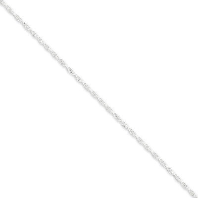 18 Inch 2 mm Loose Rope Chain Sterling Silver QFC100-18, MPN: QFC100-18, 883957941714