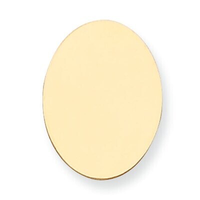 Oval Stamping 14k Yellow Gold YG1086, MPN: YG1086,