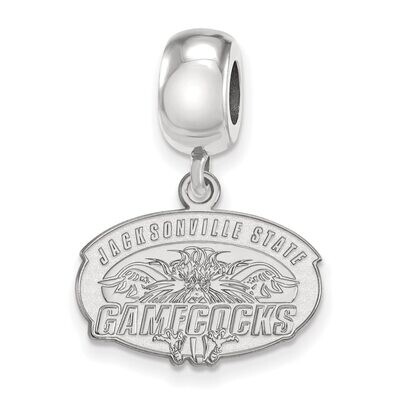 Jacksonville State University Bead Charm Small Dangle Sterling Silver SS014JAC, MPN: SS014JAC, 8867…