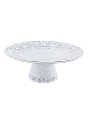 Bordallo Pinheiro Pinheiro Rua Nova Cake Stand Antique White 65020893, MPN: 65020893, 5600413603246