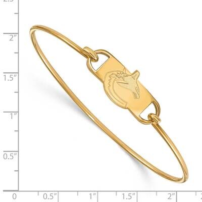 Vancouver Canucks Small Ctr Wire Bangle Gold-plated Sterling Silver GP013CUC-7, MPN: GP013CUC-7, 19…