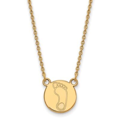 University of North Carolina Small Pendant with Chain Necklace Gold-plated Silver GP049UNC-18, MPN:…