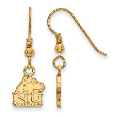 Northern Illinois University x-Small Dangle Earring Wire Gold-plated Silver GP005NIU, MPN: GP005NIU…