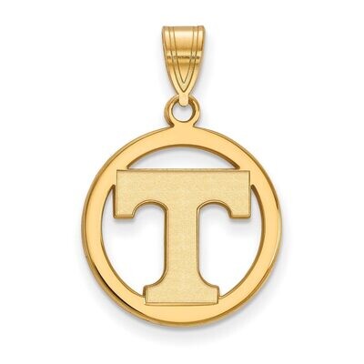 University of Tennessee Sm Pendant in Circle Gold-plated Silver GP033UTN, MPN: GP033UTN, 8867749362…