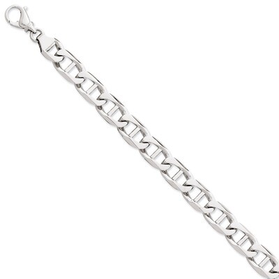 11.0mm Anchor Link Chain 20 Inch 14k White Gold WLK102-20, MPN: WLK102-20, 191101654909