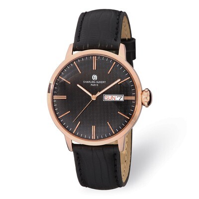 Charles Hubert Black Dial Men&#39;s Watch Stainless Steel XWA5529, MPN: XWA5529, 848870007732