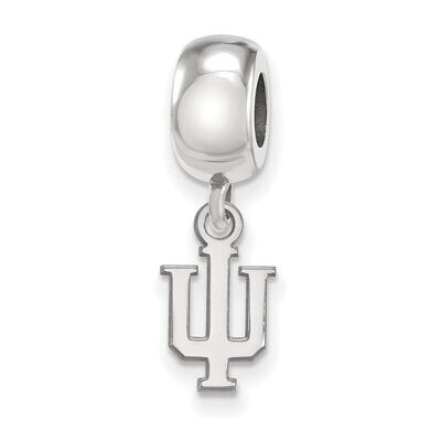 Indiana University Bead Charm Extra Small Dangle Sterling Silver SS033IU, MPN: SS033IU, 886774685915