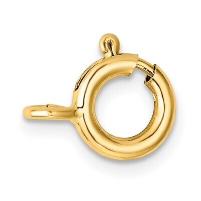 Standard Weight Spring Ring Clasp 14k Yellow Gold YG1704, MPN: YG1704,