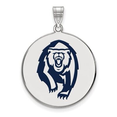 University of California Berkeley Extra Large Enamel Disc Pendant Sterling Silver SS051UCB, MPN: SS…