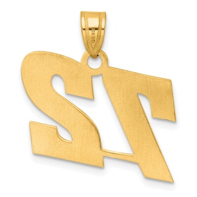 Block Number 72 Pendant 14k Gold Polished BN72, MPN: BN72, 196904078914