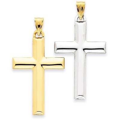 Reversible Cross Pendant 14k Gold K3636, MPN: K3636, 869944834085