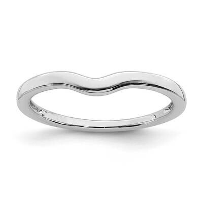 Contoured Band 10k White Gold RM6391B-0W, MPN: RM6391B-0W, 191101564895