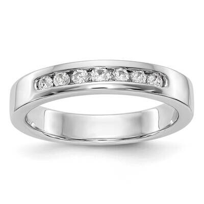 7-Stone Diamond Channel Band 14k White Gold RM3299B-020-WAA, MPN: RM3299B-020-WAA,