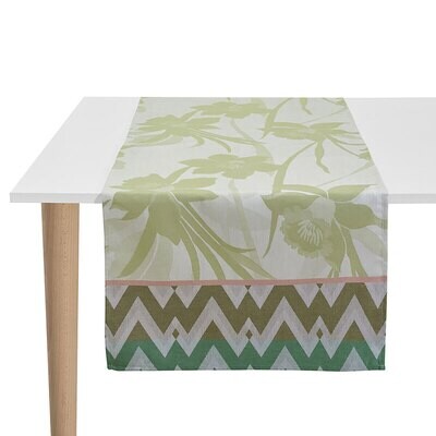 Le Jacquard Francais La Vie En Vosges Green Runner 20 x 59 Inch 27489, MPN: 27489, 3660269274894