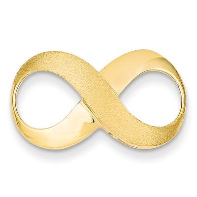 Figure Eight Polished Chain Slide 14k Gold C1615, MPN: C1615, 752908000513