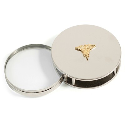 Chrome-Pltd Nursing Paperweight  Foldoutmagnifier GM8796