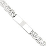 8.5inch Polished Engravable Anchor Link ID Bracelet 8.5 Inch Sterling Silver QID143-8.5, MPN: QID14…