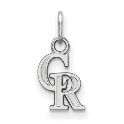 MLB Colorado Rockies C &amp; R Extra Small Pendant Sterling Silver SS028ROK, MPN: SS028ROK, 191101774966