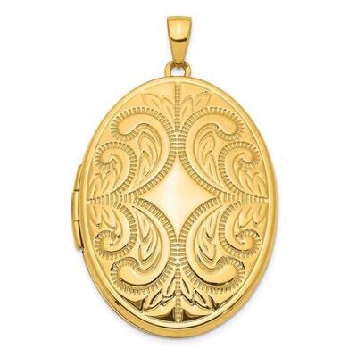 38mm Large Oval Family Locket Pendant 14k Gold XL780, MPN: XL780, 886774101064