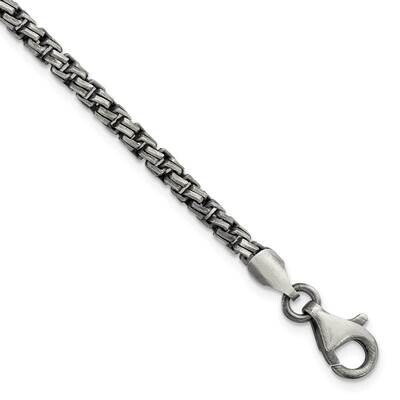 Brushed Bracelet Sterling Silver Antiqued QG5721-8, MPN: QG5721-8, 191101770067