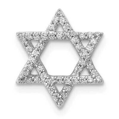 1/5Ct. Diamond Star Of David Chain Slide 14k White Gold PM3939-020-WA, MPN: PM3939-020-WA, 88395729…