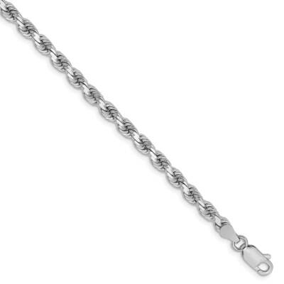 3.75mm Diamond-Cut Rope with Lobster Clasp Chain 8 Inch 14k White Gold 027W-8, MPN: 027W-8, 8839571…