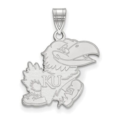 University of Kansas Large Pendant 10k White Gold 1W068UKS, MPN: 1W068UKS, 886774792569
