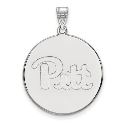 University of Pittsburgh x-Large Disc Pendant Sterling Silver SS063UPI, MPN: SS063UPI, 886774715360