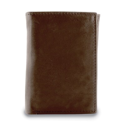 Brown Leather Tri-fold Wallet GM17783, MPN: GM17783,