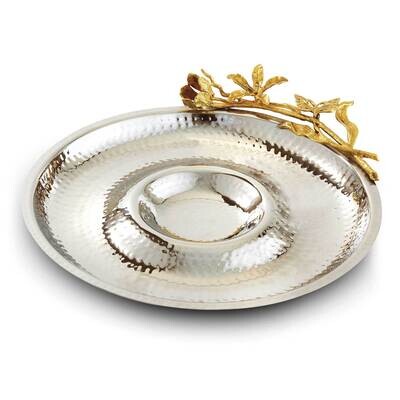 Butterfly Hammered Stainless Steel Serve &amp; Dip Tray GM22369, MPN: GM22369, 15227700770