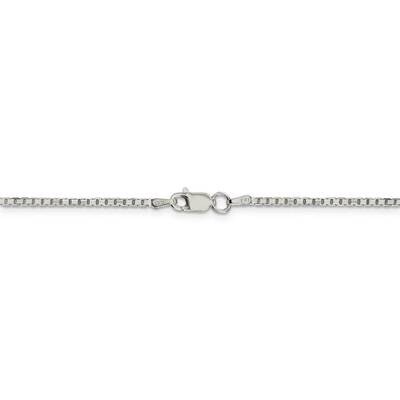 26 Inch 1.7mm Diamond-cut Box Chain Sterling Silver QBR035-26, MPN: QBR035-26, 886774037820