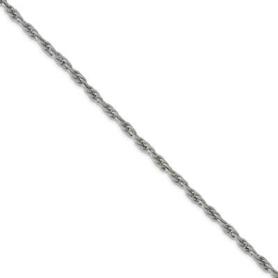 Textured 5mm 19.25 Fancy Link Chain Stainless Steel Polished SRN1498-19.25 by Chisel, MPN: SRN1498-…