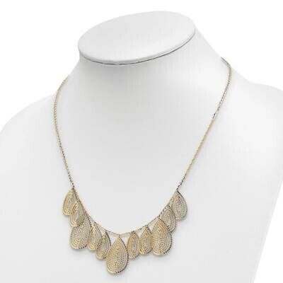 Leslie&#39;s 2in Extender Necklace 14k Gold Polished Diamond-cut HB-LF1398-16.75, MPN: LF1398-16.75, 19…