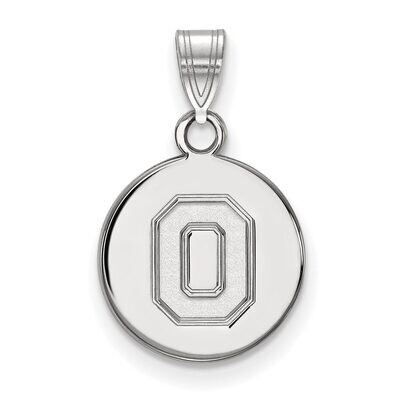 Ohio State University Small Disc Pendant Sterling Silver SS060OSU, MPN: SS060OSU, 886774693156