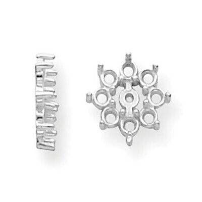 Diamond Earring Jacket Component 14k White Gold WG919, MPN: WG919,