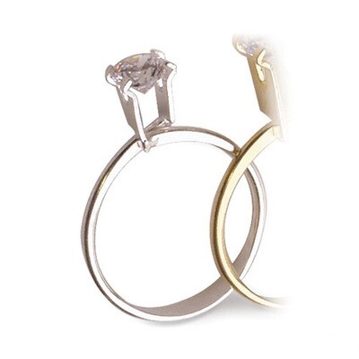 Sure Hold Silver-Tone Long Prong Display Ring JT2758, MPN: JT2758, 654207148166