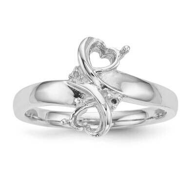 Family Jewelry Ring Mounting 14k White Gold XMR70/2W-7, MPN: XMR70-2W, 883957449050