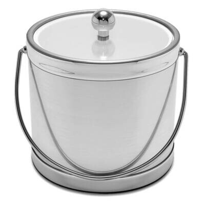 Brushed Silver-tone Doublewall Insulated 3qt. Ice Bucket GM21625, MPN: GM21625, 37533561012