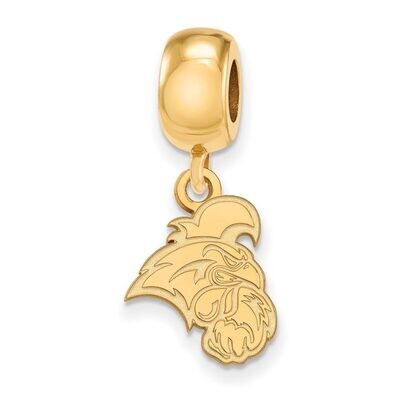 Coastal Carolina University Bead Charm Small Dangle Gold-plated Silver GP016CCU, MPN: GP016CCU, 886…