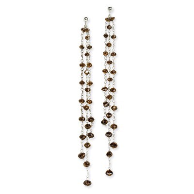 Briolette Earring Coffee Brown Diamond XDB125, MPN: XDB125, 883957730561