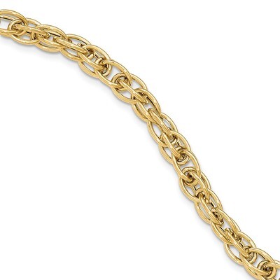 7.5 Inch Fancy Link Bracelet 14k Gold Polished SF2317-7.5, MPN: SF2317-7.5, 886774565101