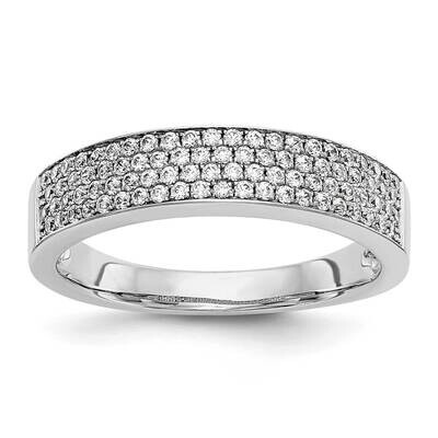 Micro Pave Diamond Band 14k White Gold RM3244B-043-WAA, MPN: RM3244B-043-WAA,